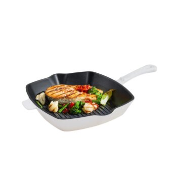 SILVERCREST® Premium-Gusseisen-Grillpfanne, Ø 24 cm - B-Ware