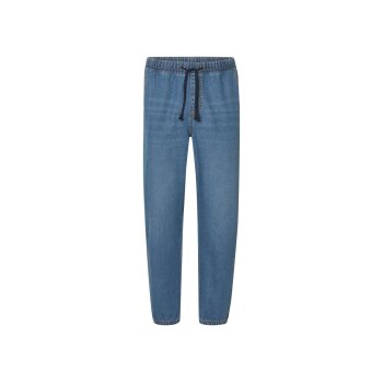 LIVERGY® Herren Sweat-Denim-Joggers, schmal geschnitten (Hellblau, 54) - B-Ware neuwertig