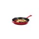 SILVERCREST® Pfanne Gusseisen 30 cm mit Ausgießer (Rot) - B-Ware neuwertig