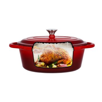 SILVERCREST® Gusseisen-Bräter, 29 cm / 4.8 L - B-Ware