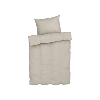 LIVARNO home Musselin-Bettwäsche, 135 x 200 cm (Beige) - B-Ware neuwertig