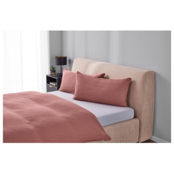 LIVARNO home Kissenbezug Musselin 40x80cm (Rosa) - B-Ware neuwertig