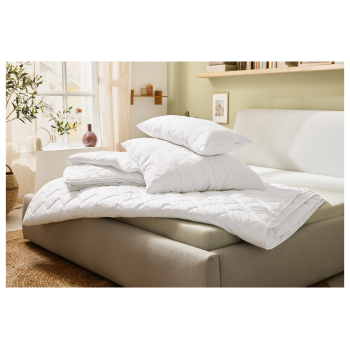 LIVARNO home 4-Jahreszeiten-Steppbett, kochfest, 155 x 220 cm - B-Ware sehr gut