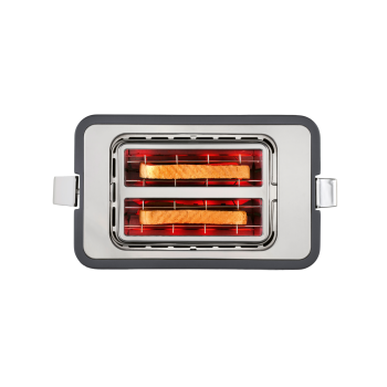 SILVERCREST® Doppelschlitz-Toaster »STC 850 E4« (Grau) - B-Ware Transportschaden Kosmetisch