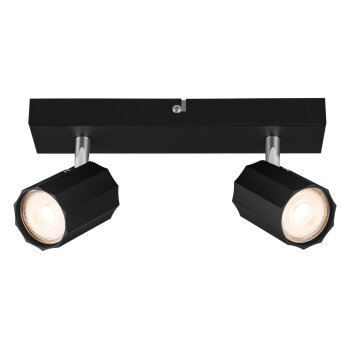 LIVARNO home Wand-/Deckenleuchte, neig- und schwenkbare Spots (Schwarz) - B-Ware neuwertig
