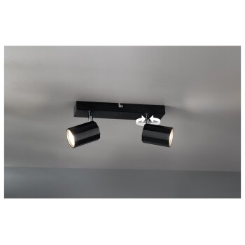 LIVARNO home Wand-/Deckenleuchte, neig- und schwenkbare Spots (Schwarz) - B-Ware neuwertig