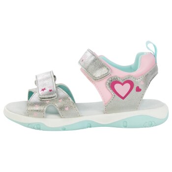 lupilu® Kleinkinder Sandale mit verstellbaren Klettverschlüssen (Silber, 29) - B-Ware sehr gut