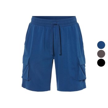 LIVERGY® Herren Cargo-Sweatshorts, mit seitlichen...