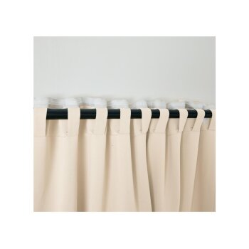 LIVARNO home Vorhangschal, 2 Stück, abdunkelnd (Beige) - B-Ware sehr gut