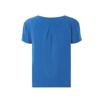 esmara® Damen Bluse, mit V-Ausschnitt (Blau, 42) - B-Ware neuwertig