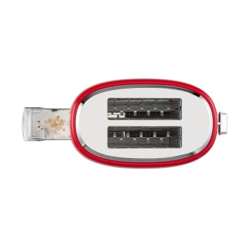 SILVERCREST® Doppelschlitz-Toaster Edelstahl »STR 980 C3« (rot 1973) - B-Ware sehr gut