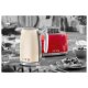 SILVERCREST® Doppelschlitz-Toaster Edelstahl »STR 980 C3« (rot 1973) - B-Ware sehr gut