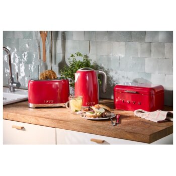 SILVERCREST® Wasserkocher »Retro 1973 - SWKR 3100 C3« (Rot) - B-Ware gut