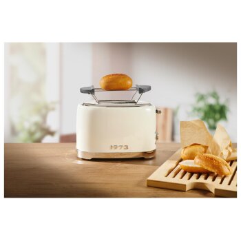 SILVERCREST® Doppelschlitz-Toaster Edelstahl »STR 980 C3« (creme 1973) - B-Ware neuwertig