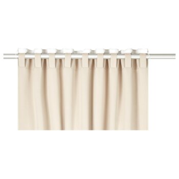 LIVARNO home Vorhangschal, 2 Stück, abdunkelnd (Beige) - B-Ware neuwertig