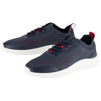 esmara® MEN Herren-Sneaker, 43, marineblau/rot -...