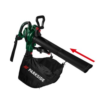 PARKSIDE® Elektro-Laubsauger/-bläser »PELSB 3000 A1«, mit Schultergurt - B-Ware neuwertig