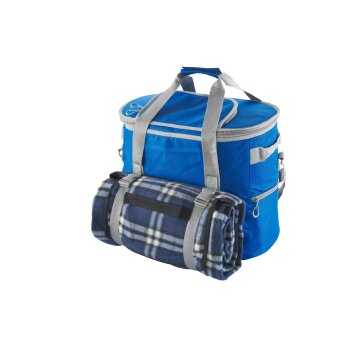 CRIVIT Kühltasche/Bierkasten-Kühltasche, mit 2-Wege-Reißverschluss (Kühltasche blau) - B-Ware neuwertig