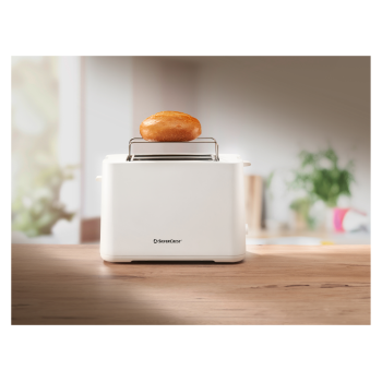 SILVERCREST® Doppelschlitz-Toaster Kunststoff »STK 870 D1« (Weiß) - B-Ware neuwertig