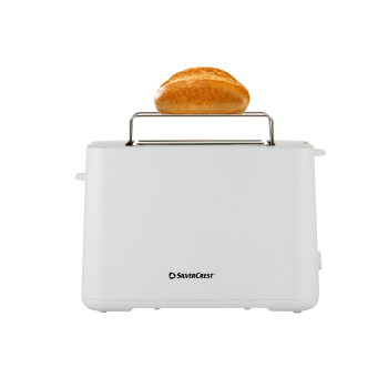 SILVERCREST® Doppelschlitz-Toaster Kunststoff »STK 870 D1« (Weiß) - B-Ware neuwertig