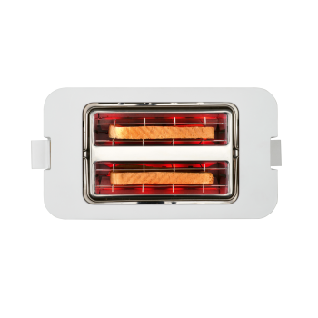SILVERCREST® Doppelschlitz-Toaster Kunststoff »STK 870 D1« (Weiß) - B-Ware neuwertig