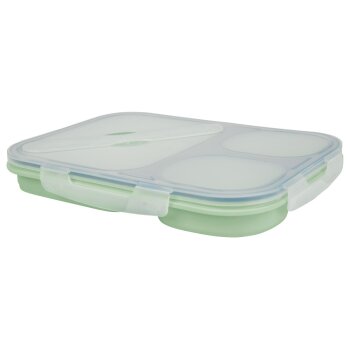 SILVERCREST® Faltbare Frischhaltedosen / Lunchbox, aus hitzebeständigem Silikon (Lunchbox) - B-Ware sehr gut