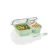 SILVERCREST® Faltbare Frischhaltedosen / Lunchbox, aus hitzebeständigem Silikon (Lunchbox) - B-Ware sehr gut