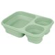 SILVERCREST® Faltbare Frischhaltedosen / Lunchbox, aus hitzebeständigem Silikon (Lunchbox) - B-Ware sehr gut