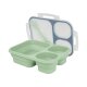 SILVERCREST® Faltbare Frischhaltedosen / Lunchbox, aus hitzebeständigem Silikon (Lunchbox) - B-Ware sehr gut