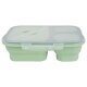 SILVERCREST® Faltbare Frischhaltedosen / Lunchbox, aus hitzebeständigem Silikon (Lunchbox) - B-Ware sehr gut