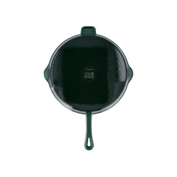 SILVERCREST® Pfanne Gusseisen 30 cm mit Ausgießer (Grün) - B-Ware Transportschaden Kosmetisch