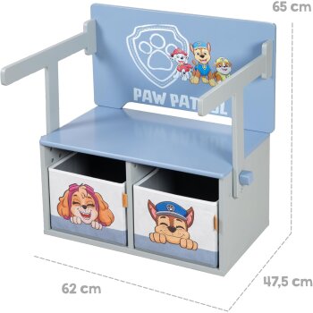roba Klappbare Sitzbank Paw Patrol, mit Canvas Boxen,...