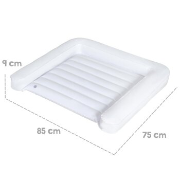 roba Wickelauflage, aufblasbar, 85x75 cm, weiß -...