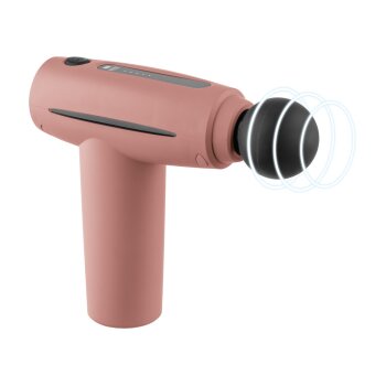 CRIVIT Mini Massage Gun CMMG 3.7 A1, altrosa - B-Ware neuwertig