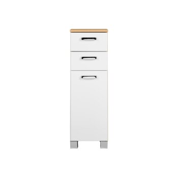 LIVARNO home Seitenschrank »Palermo«, weiß/Korpus Eiche-Artisan - B-Ware Transportschaden