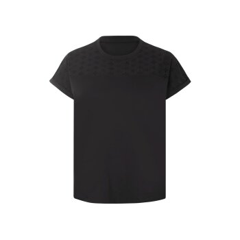 esmara® Damen T-Shirt, leger geschnitten (Schwarz, L(44/46)) - B-Ware neuwertig