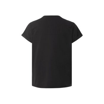 esmara® Damen T-Shirt, leger geschnitten (Schwarz, L(44/46)) - B-Ware neuwertig