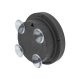 AURIOL® Funk-Badezimmeruhr, mit 4 rückseitigen Saugnäpfen - B-Ware