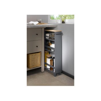 LIVARNO home Küchen-Nischenwagen, mit Rollen (Grau) - B-Ware sehr gut