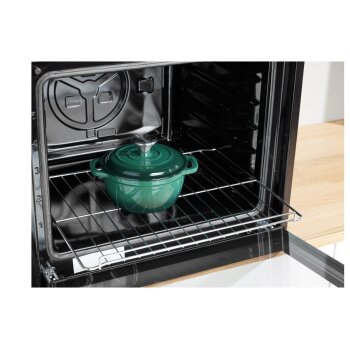 SILVERCREST® Premium-Gusseisentopf, mit Drop-System 16 cm / 1,3 Liter (Grün) - B-Ware neuwertig