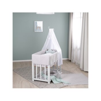 roba 3-in-1 Stubenbett »Babysitter«, inklusive Schlafsack »Sternenzauber«, weiß - B-Ware sehr gut
