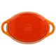 SILVERCREST® Bräter Gusseisen 29 cm / 4,8 Liter (Orange) - B-Ware neuwertig