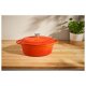 SILVERCREST® Bräter Gusseisen 29 cm / 4,8 Liter (Orange) - B-Ware neuwertig