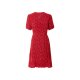 esmara® Damen Kleid, mit V-Ausschnitt (Rot, M (40/42)) - B-Ware neuwertig