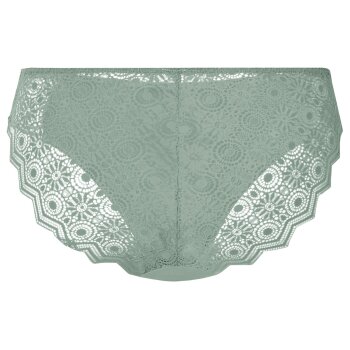 esmara® Damen Slips mit Spitze, 2 Stück (Grün, M(40/42)) - B-Ware neuwertig