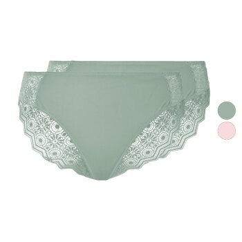 esmara® Damen Slips mit Spitze, 2 Stück - B-Ware