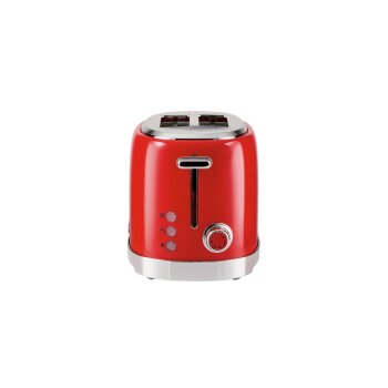 SILVERCREST® Doppelschlitz-Toaster Edelstahl »STR 980 C3« (rot 1973) - B-Ware neuwertig