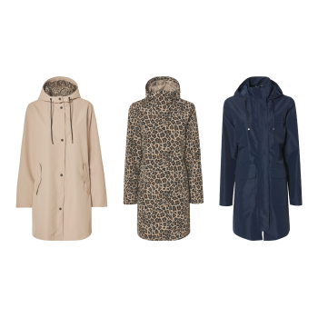 esmara® Damen Trenchcoat, wasserabweisendes...
