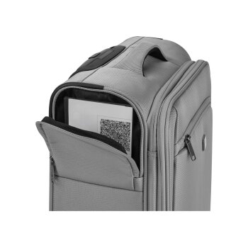 TOPMOVE® Trolley-Koffer, mit Zahlenschloss, 35 L, grau - B-Ware sehr gut