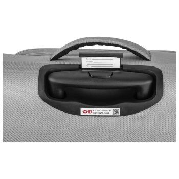 TOPMOVE® Trolley-Koffer, mit Zahlenschloss, 35 L, grau - B-Ware sehr gut